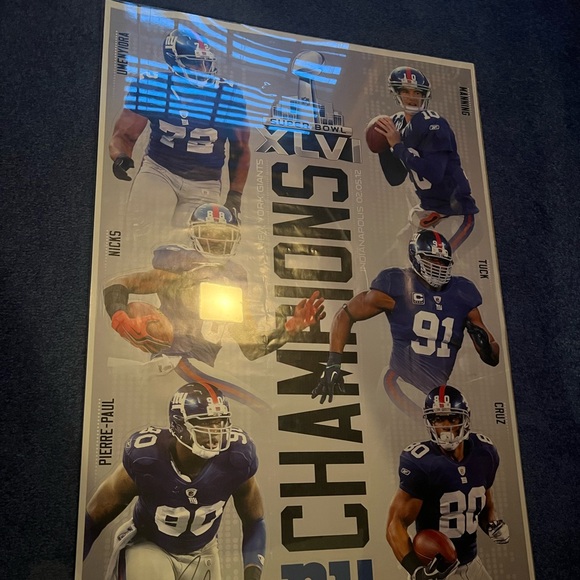 Jason Pierre-Paul autographed picture Giants poster - Picture 3 of 4